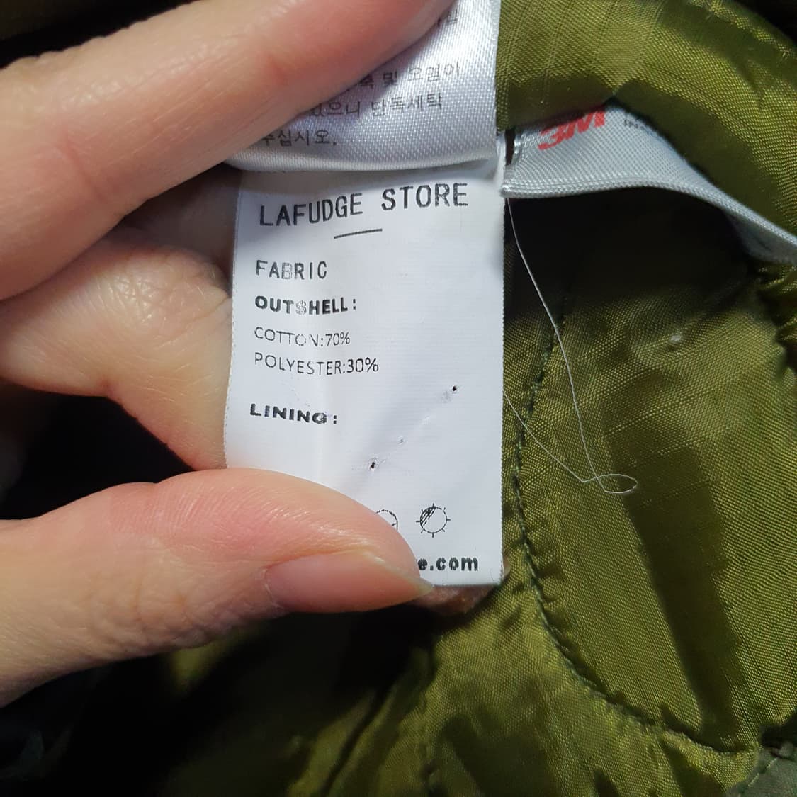 라퍼지스토어 3M M65 피쉬테일  오버핏 숏파카  상품이미지5