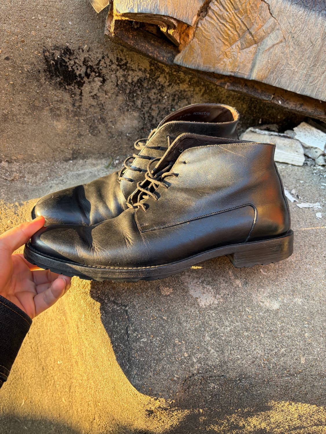 Bally 블랙 레더 처카 부츠 240  상품이미지2