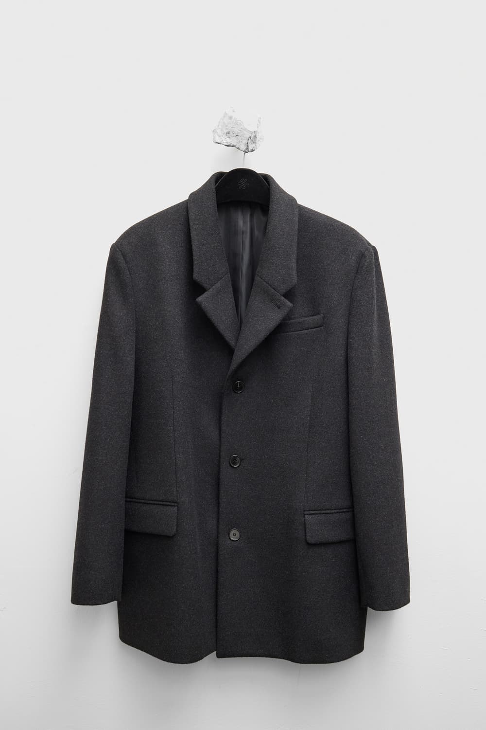 유스 25fw 하프코트 챠콜 L 상품이미지1