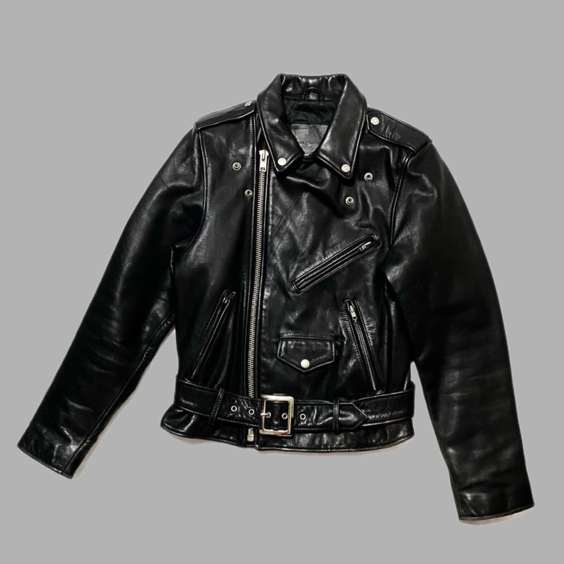 90s 빈티지 락시크 가죽자켓 라이더자켓 레더자켓 상품이미지1
