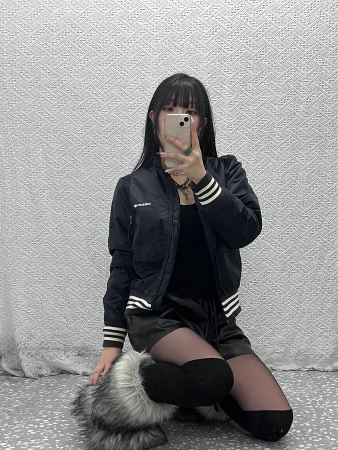 아디다스 흑탭 레트로 윈터 프렌체스카 바시티 자켓 95 C09350 상품이미지1