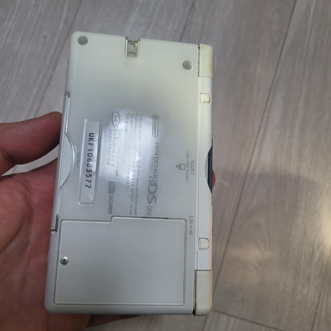 닌텐도 DS lite 화이트 색상 부품용 상품이미지3