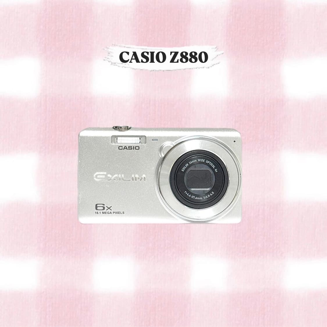 카시오 엑슬림 Z880 실버 빈티지디카 상품이미지1