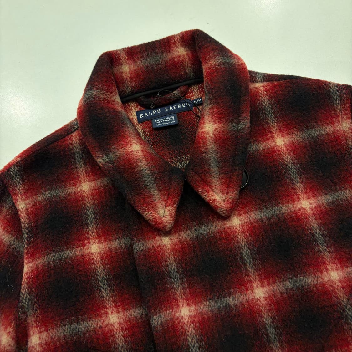 [M] 폴로랄프로렌 레드 타탄 체크 벨티드 코트 C988 상품이미지3