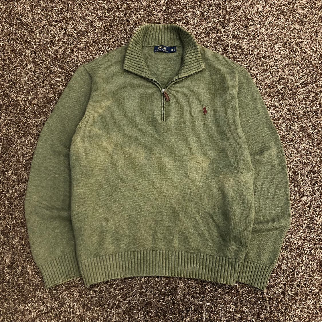 폴로 랄프로렌 하프집업 코튼 니트 상품이미지2