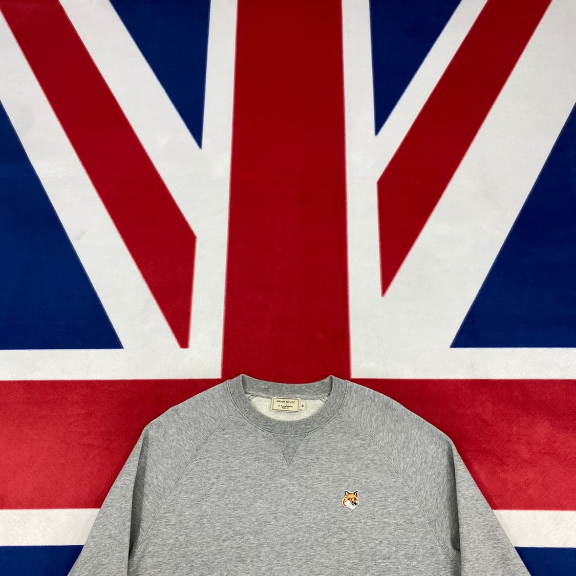 메종키츠네 폭스헤드 맨투맨  M 상품이미지2