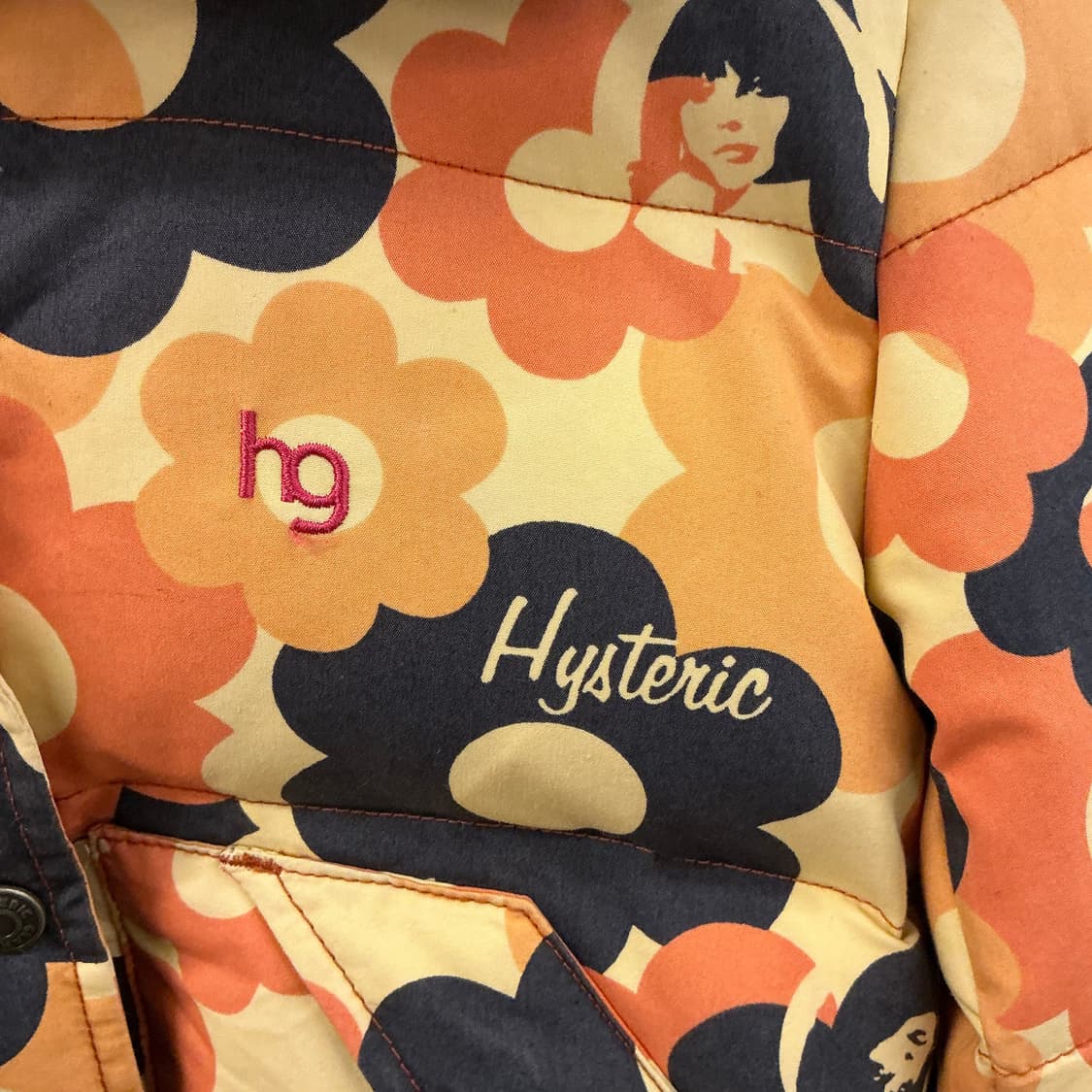 히스테릭 글래머 플라워 다운자켓 상품이미지3