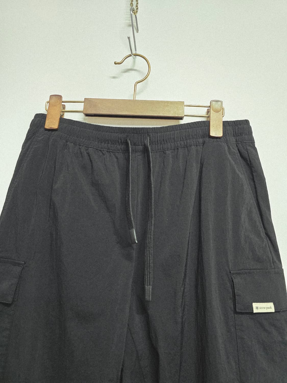 스노우피크 블랙 카고 조거 트레이닝 바지 상품이미지2