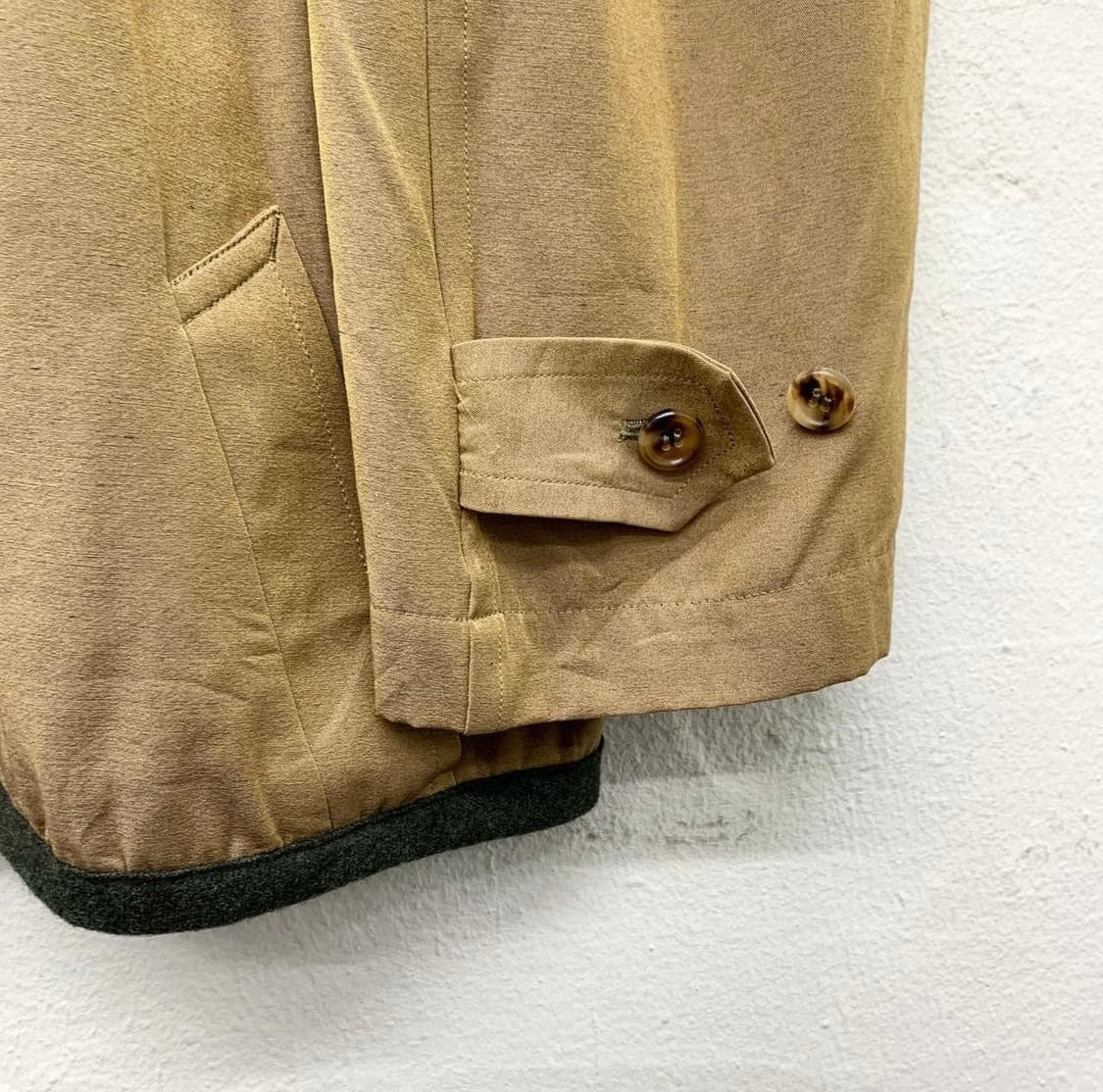 꼼데가르송 옴므 플러스 베이지 폴리 혼방 싱글 자켓 상품이미지4