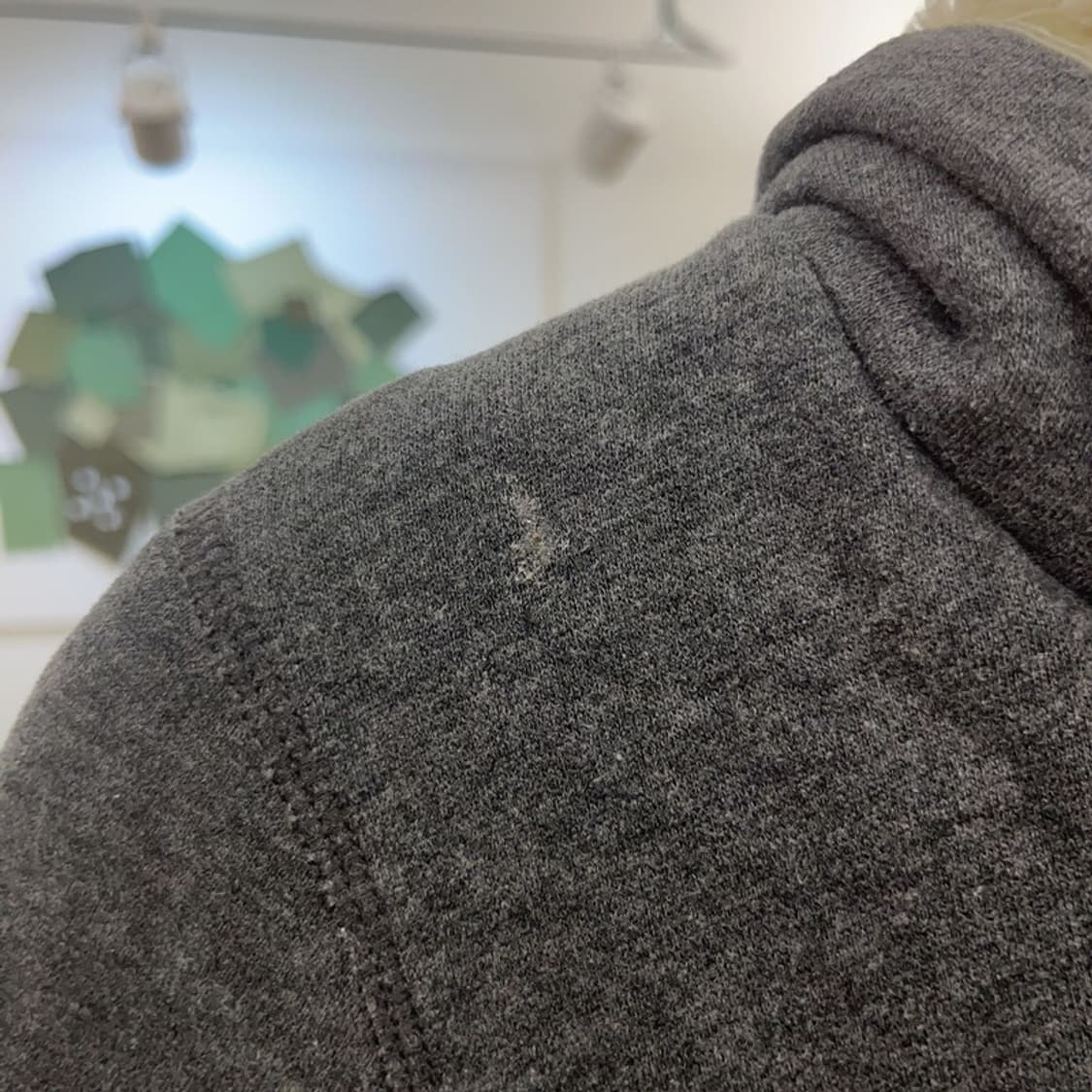 아베크롬비 올드스쿨 빈티지 스펠로고 양털 후드집업 S C07648 상품이미지8