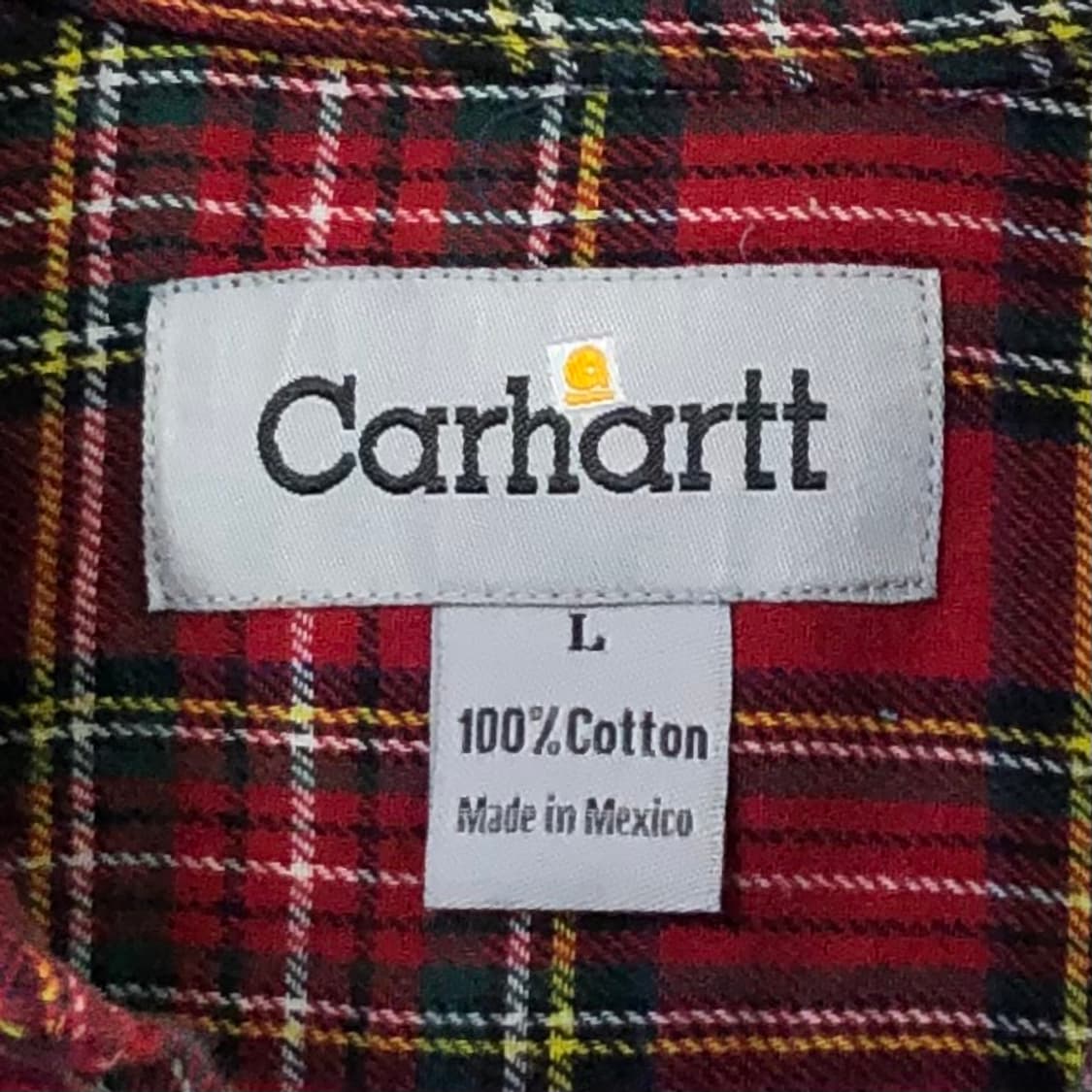 L 칼하트 체크 워크 셔츠 상품이미지3