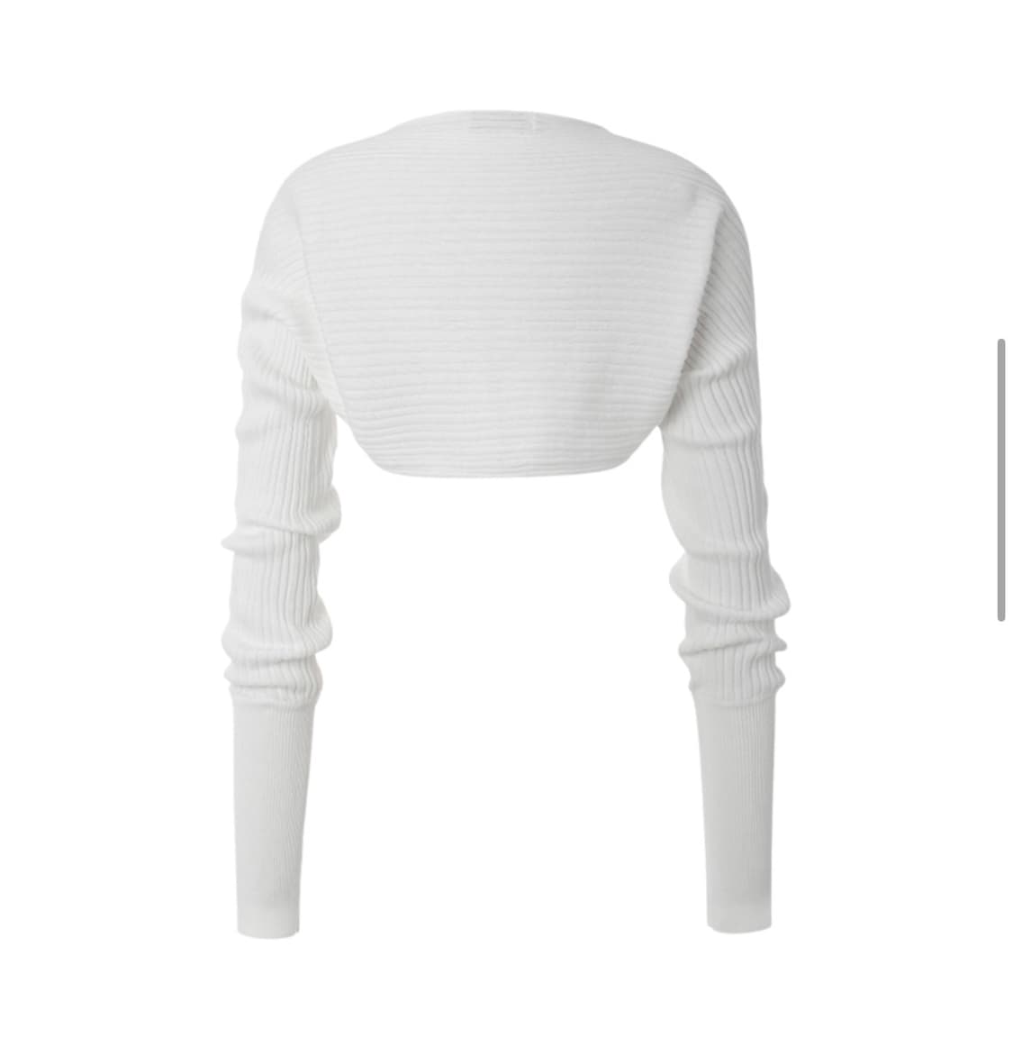 Threetimes Golgi Cotton Bolero White 상품이미지2