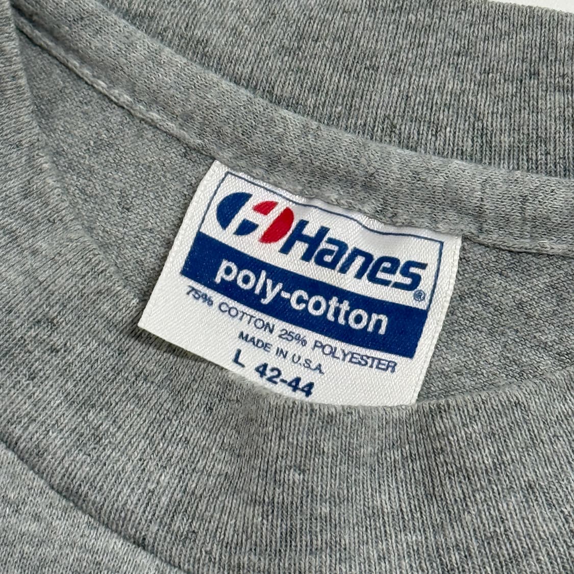 80s 헤인즈 "Eat Road Kill" 카툰 티셔츠 상품이미지4