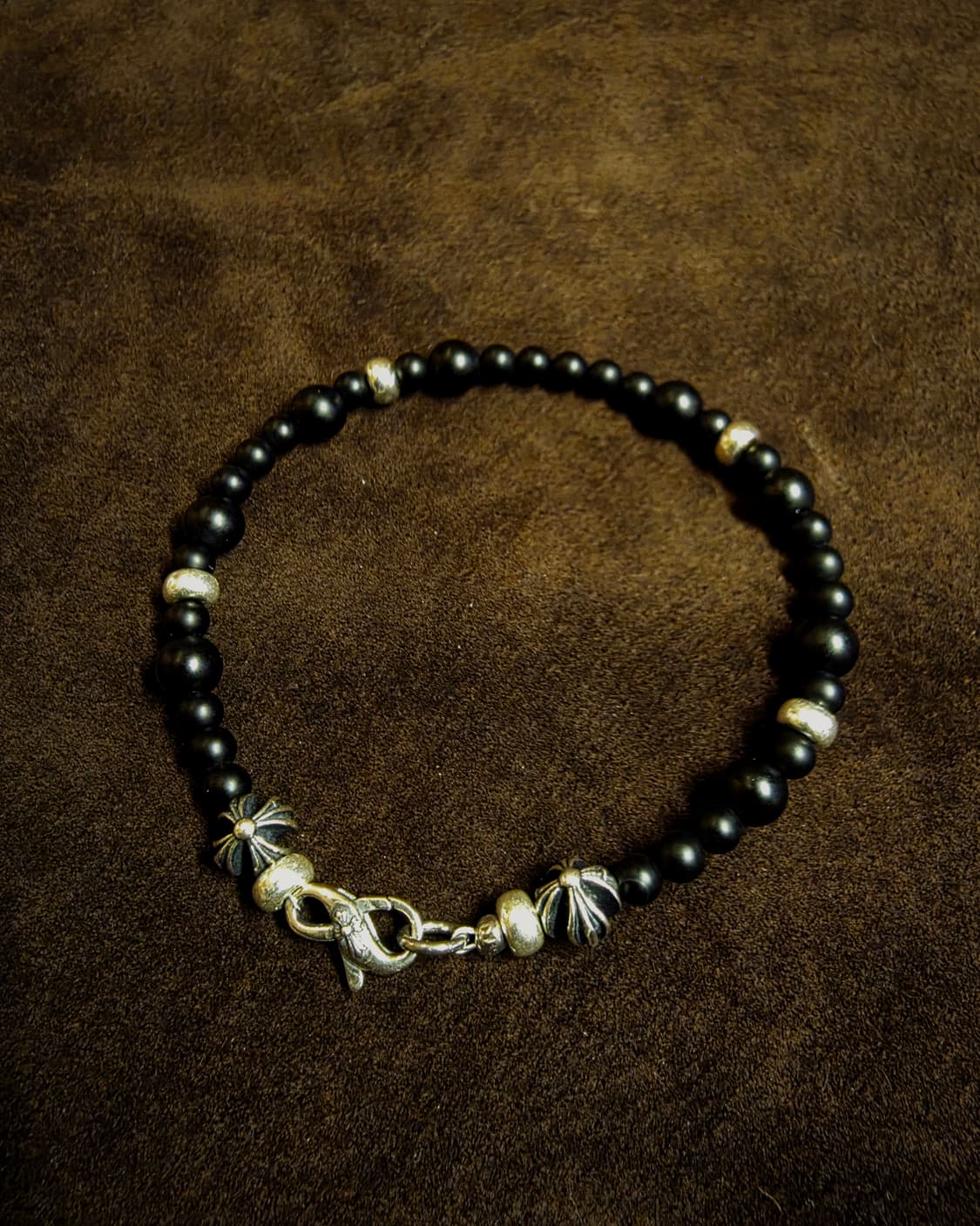 Black Onyx × Silver 925 Bracelet 상품이미지3