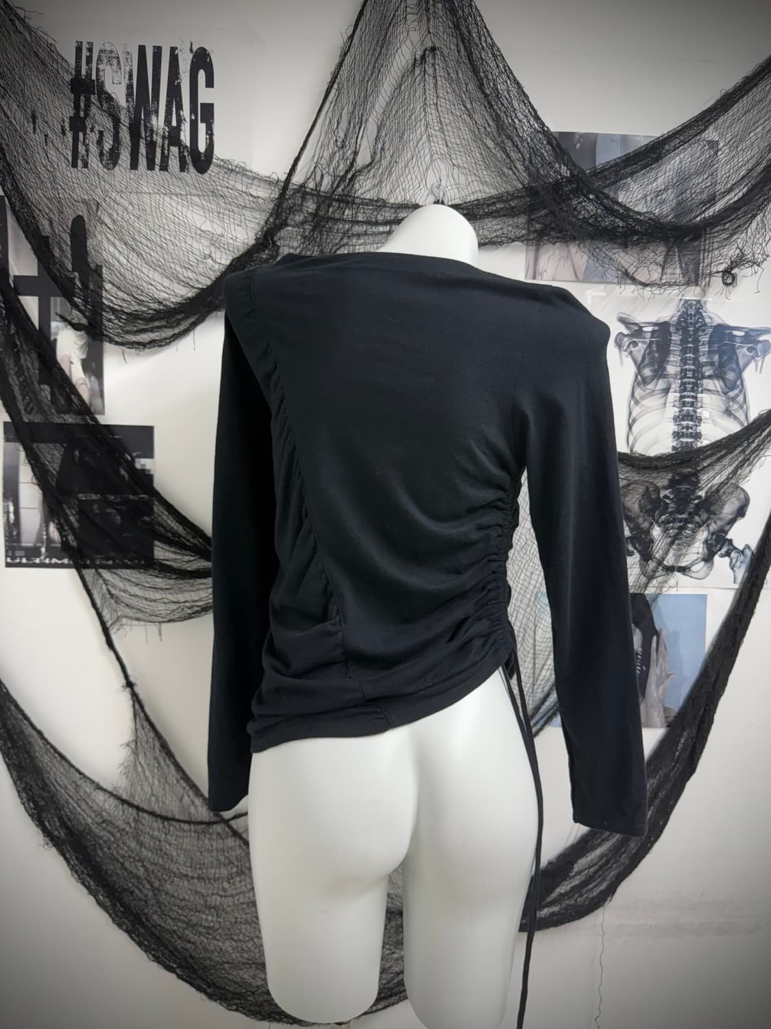 Shirring damaged detail longsleeve 상품이미지5