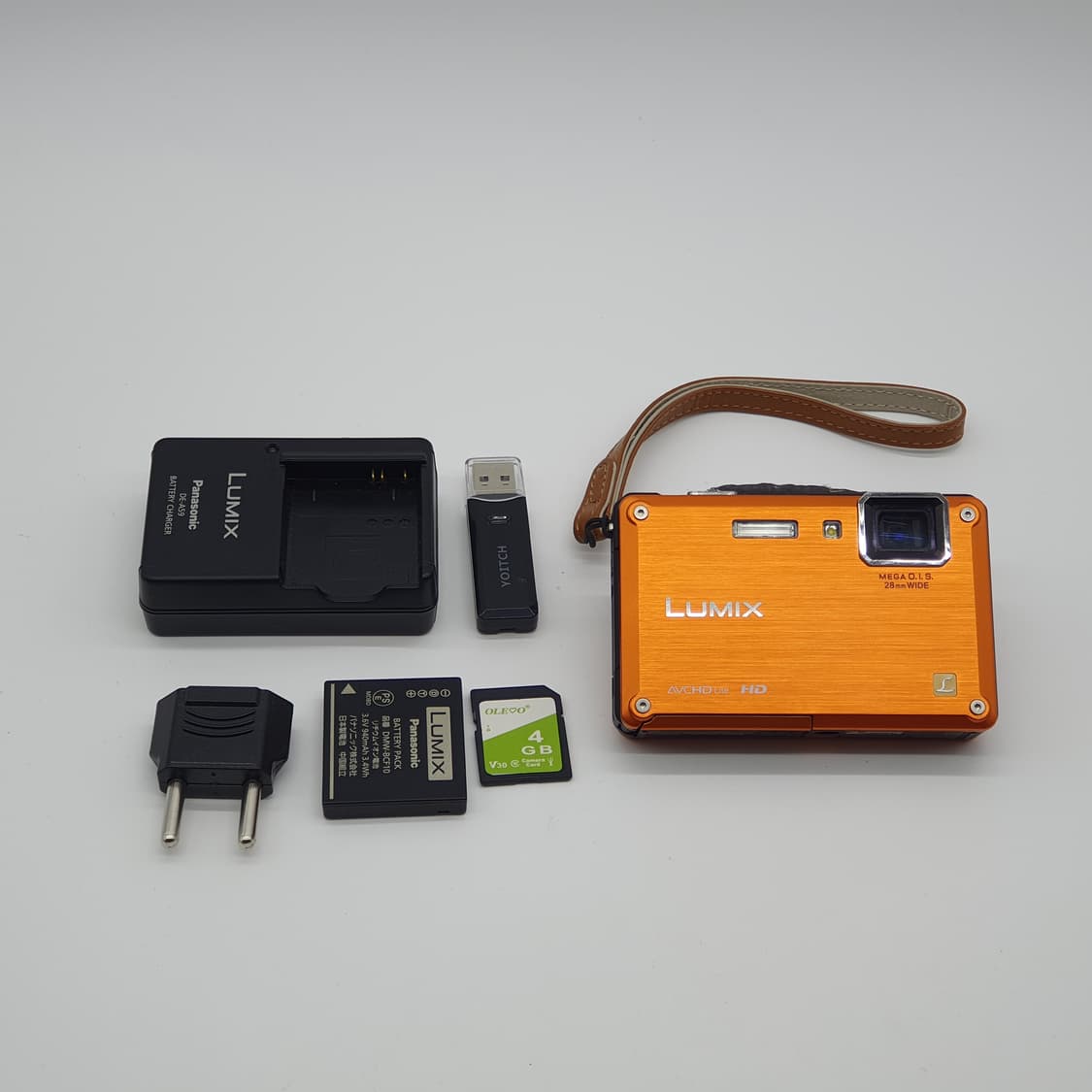 파나소닉 DMC-FT1  메탈릭 오렌지 선셋🍊빈티지 디카 디지털카메라 상품이미지9