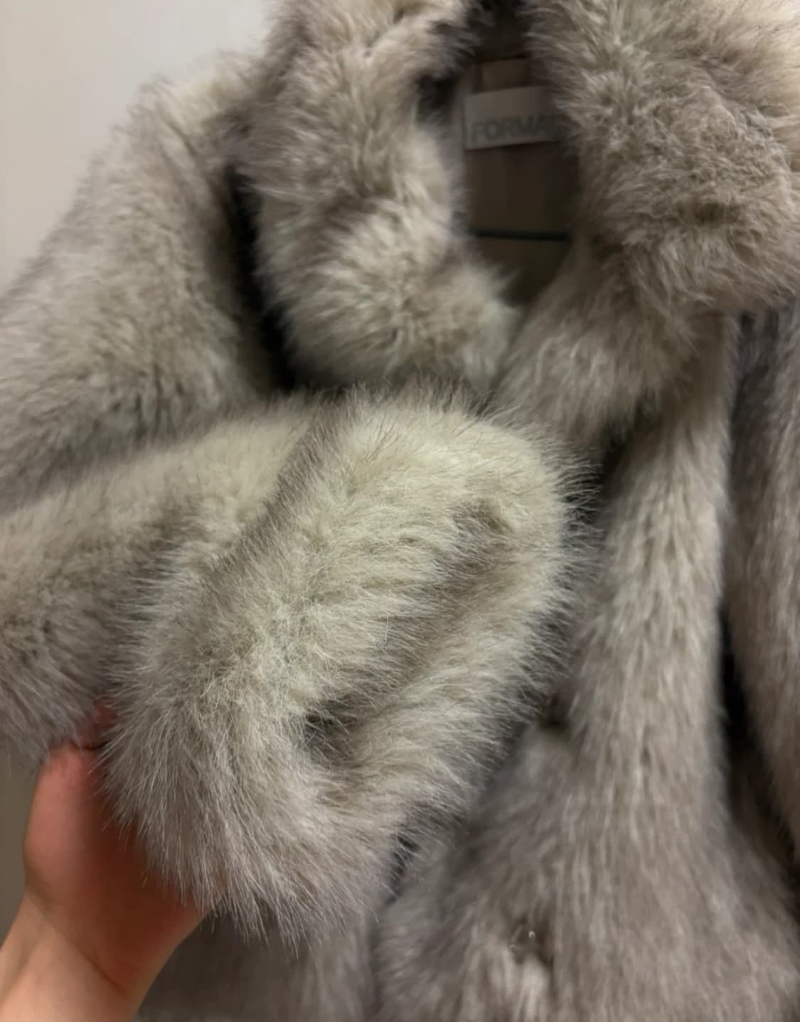 FORMAL 베이지 퍼 자켓 상품이미지5