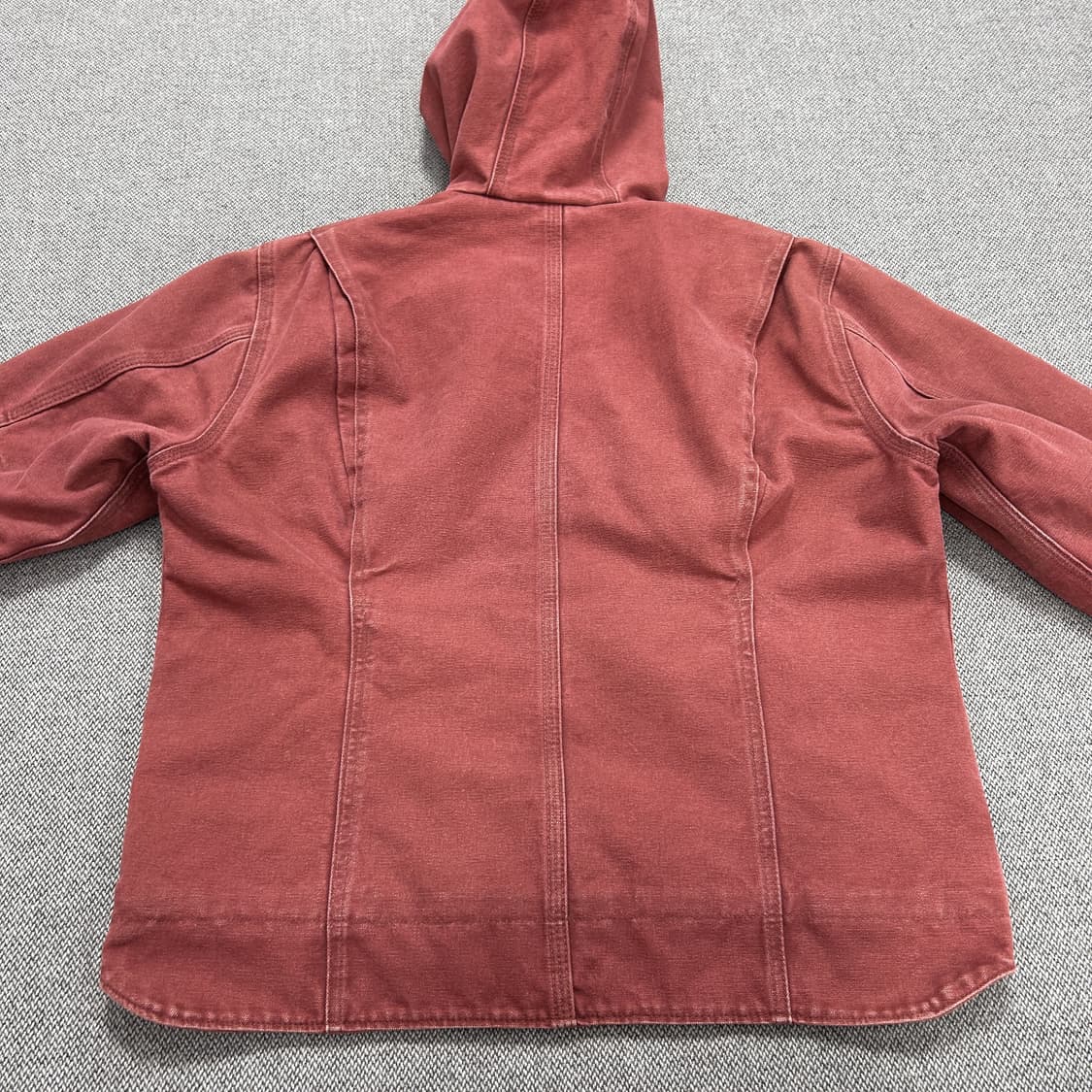 칼하트 우먼스 J141 살몬 핑크 후드 워크자켓(S) 상품이미지6