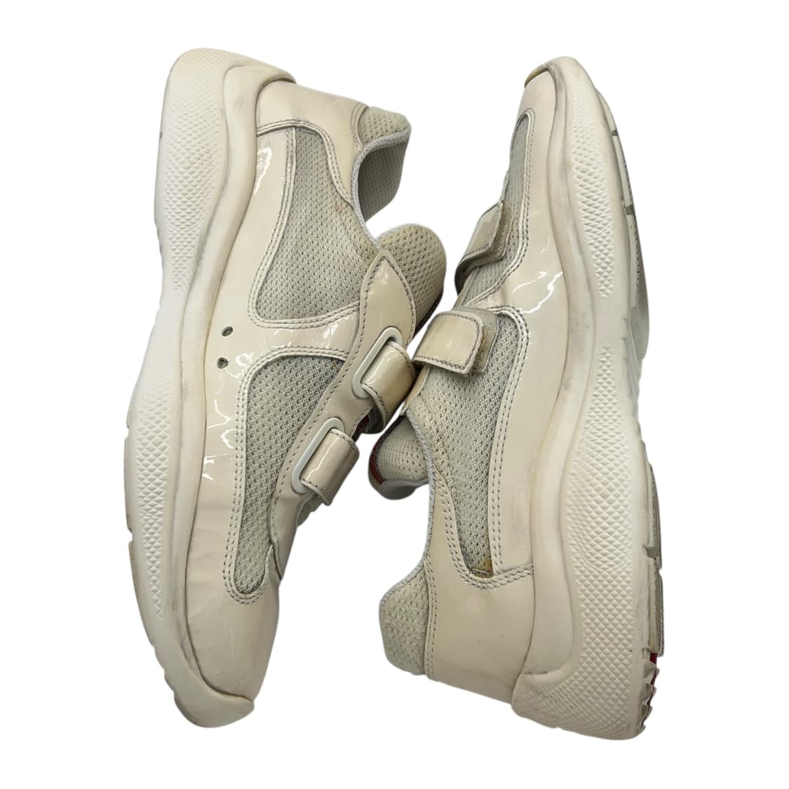 245 Vtg 프라다 아메리카 컵 벨크로 스니커즈 크림 (EU37.5) 상품이미지3