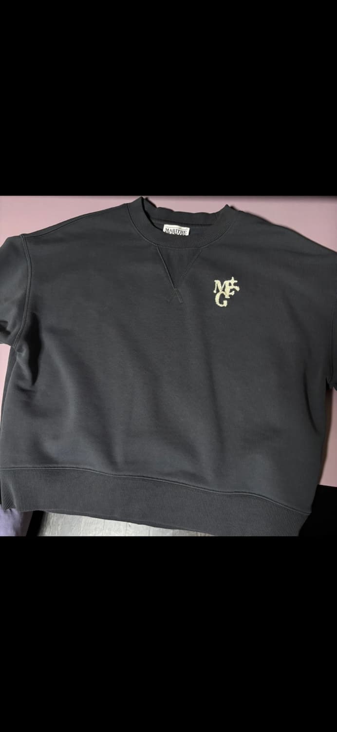 마리떼 프랑소와 저버 크롭 맨투맨 팝니다 상품이미지4