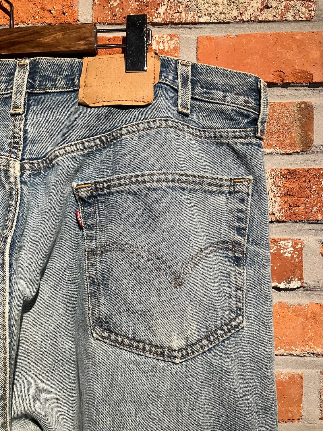 90s USA 빈티지 리바이스 501 데님 팬츠 빅사이즈 상품이미지6