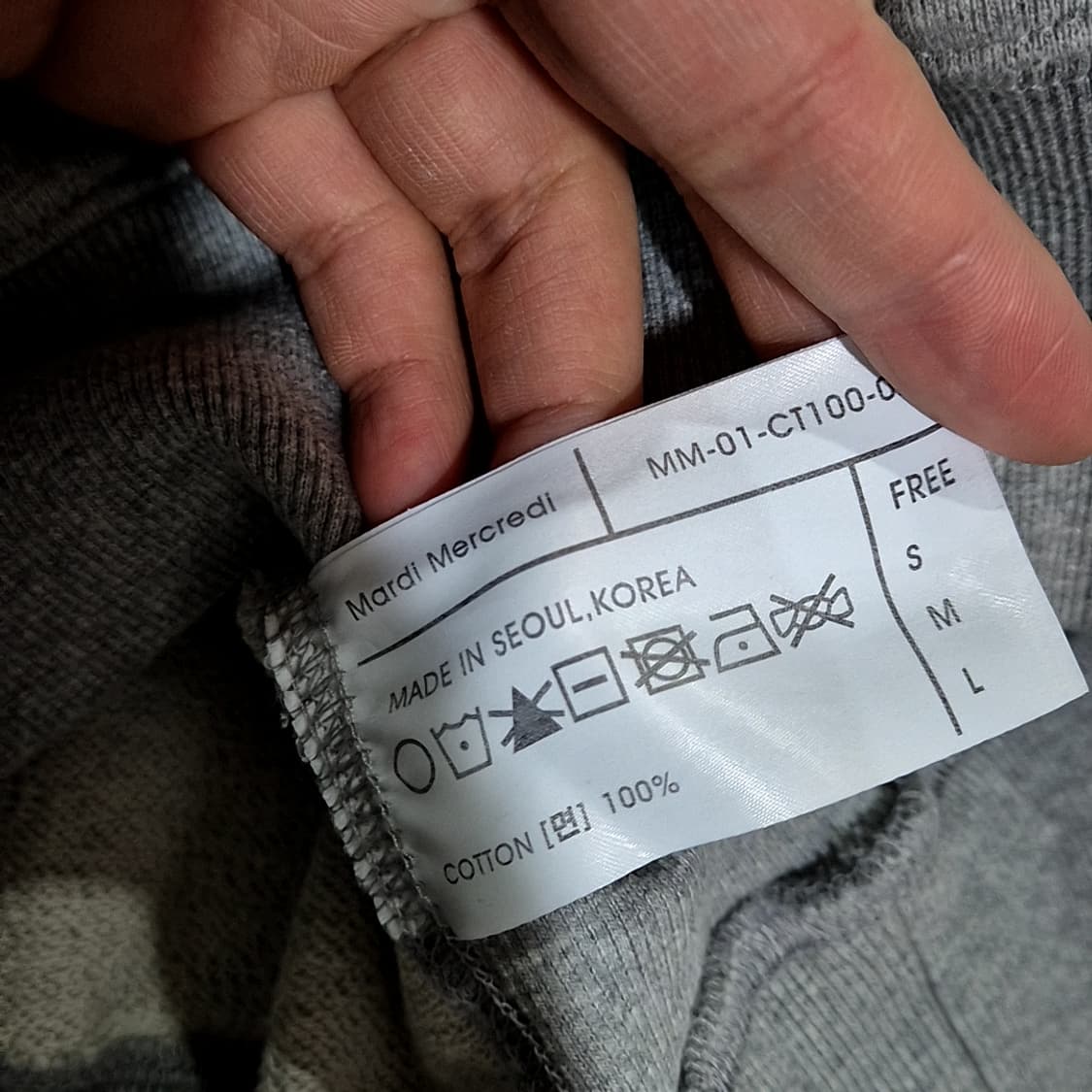 Mardi Mercredi 마르디 메크르디 플라워 맨투맨 상품이미지5