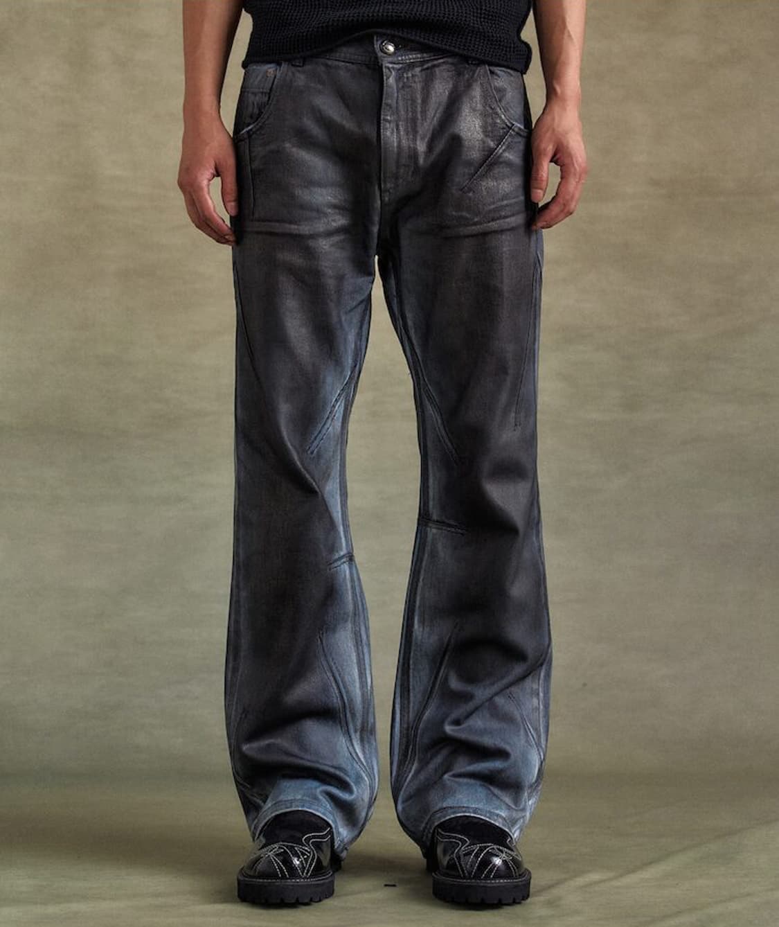 [31] 앤더슨벨 더티 워시드 플레어진 상품이미지1