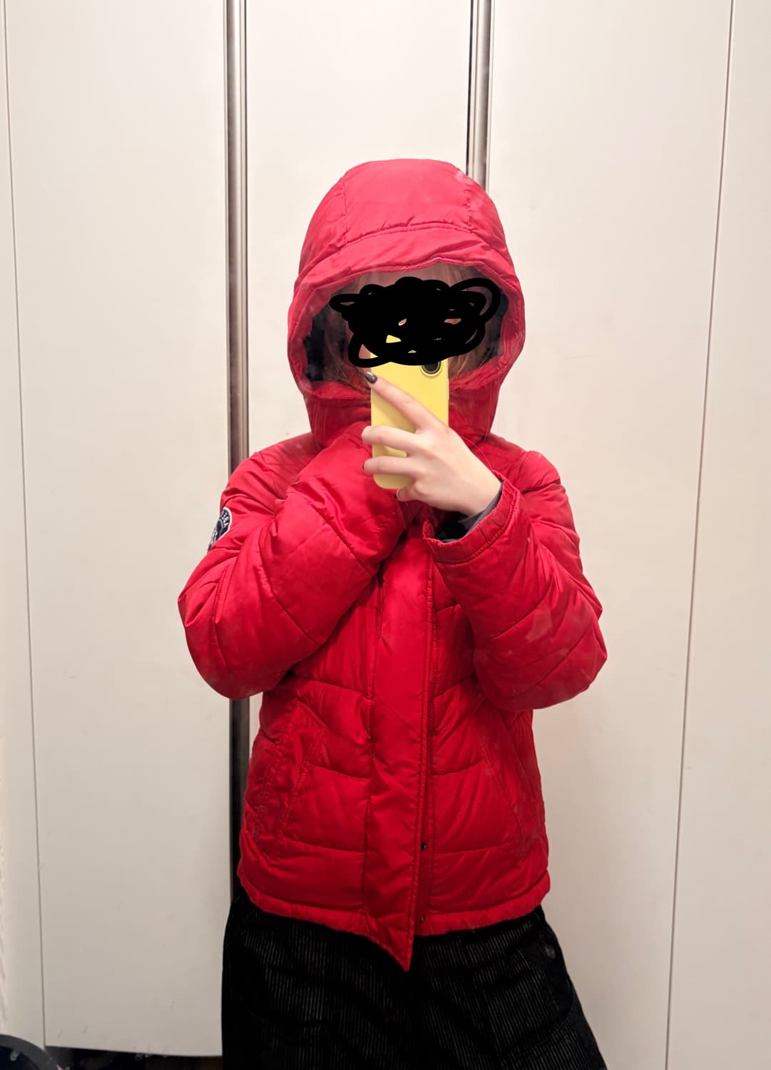 아베크롬비 캠쉘 패딩 레드 상품이미지1