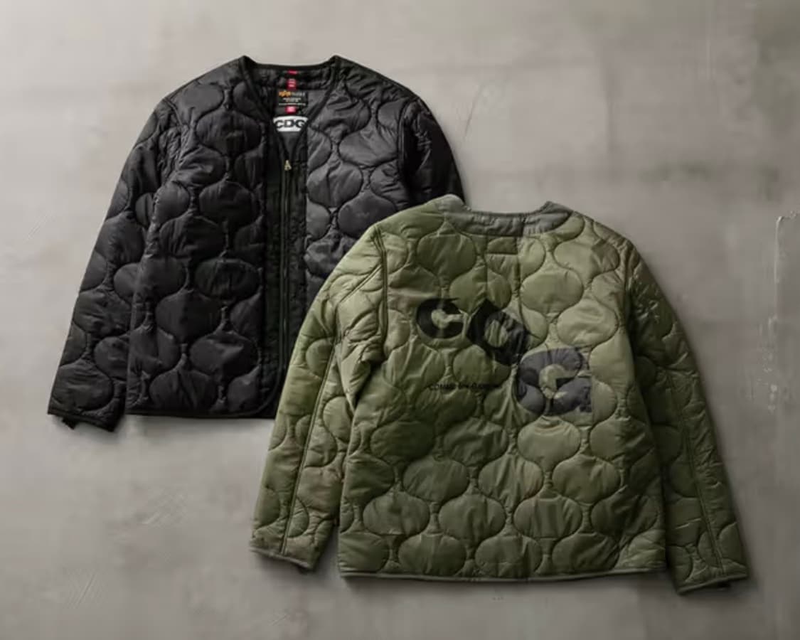 CDG x 알파 라이너 자켓 블랙 상품이미지4