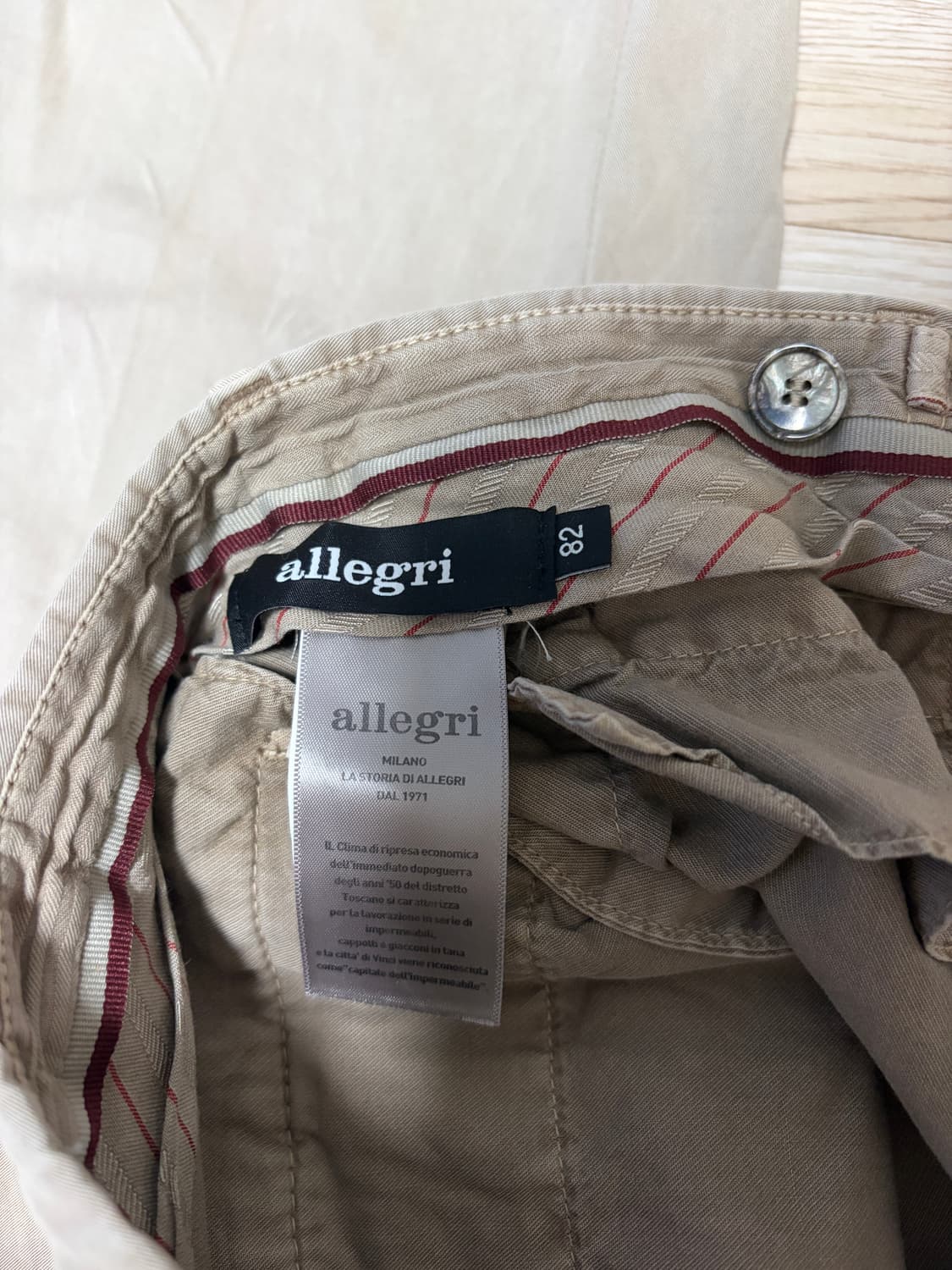 알레그리 면팬츠(82, 이태리 메이드) 상품이미지5