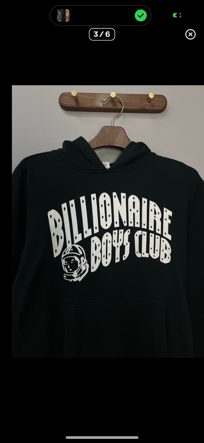 빌리네어보이즈클럽 클래식 커브 로고 후드티 A2404 상품이미지3