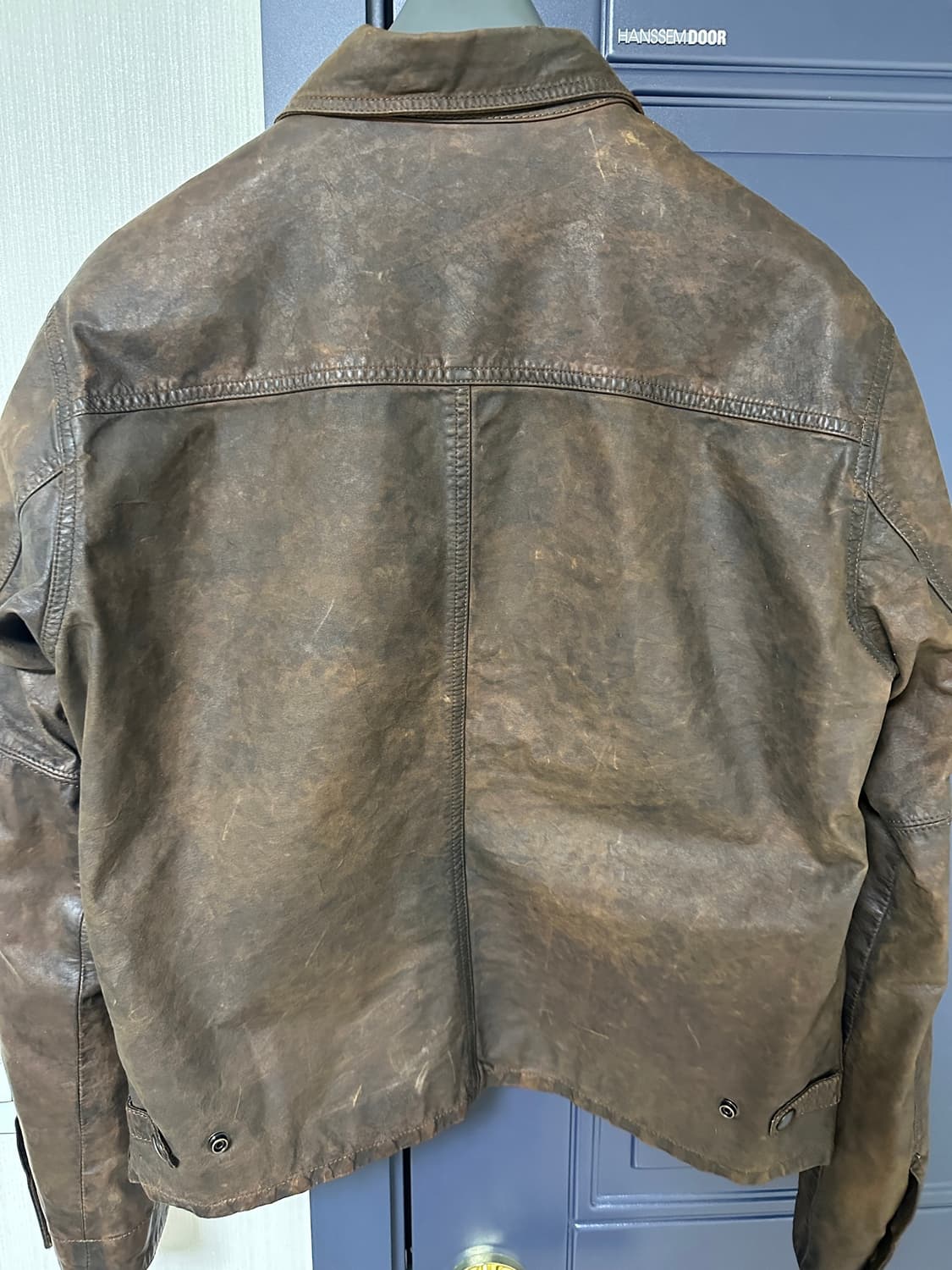 RRL 더블알엘 오일 레더 자켓 M 상품이미지5