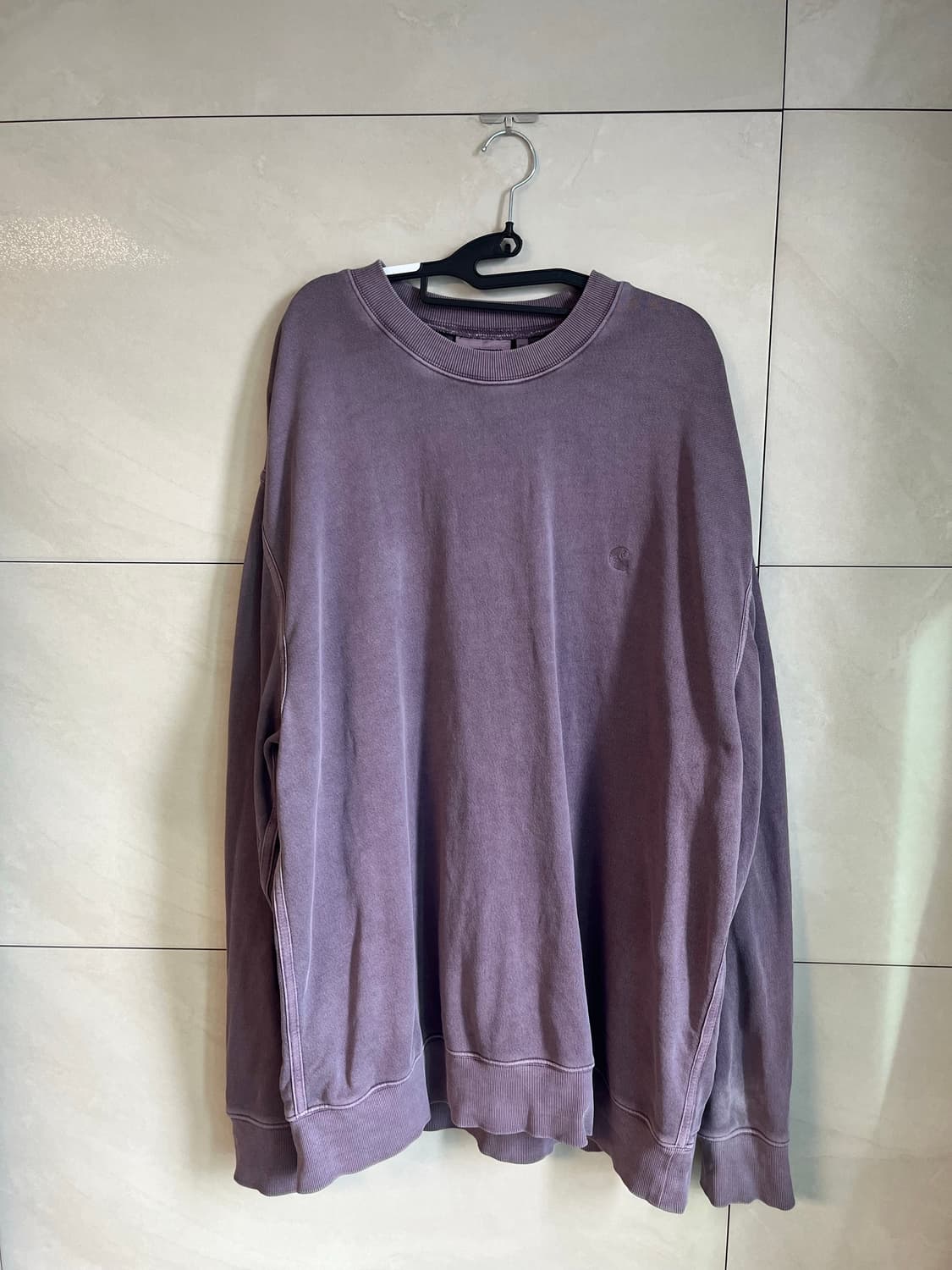 칼하트 맨투맨 연보라 (2XL)  상품이미지3