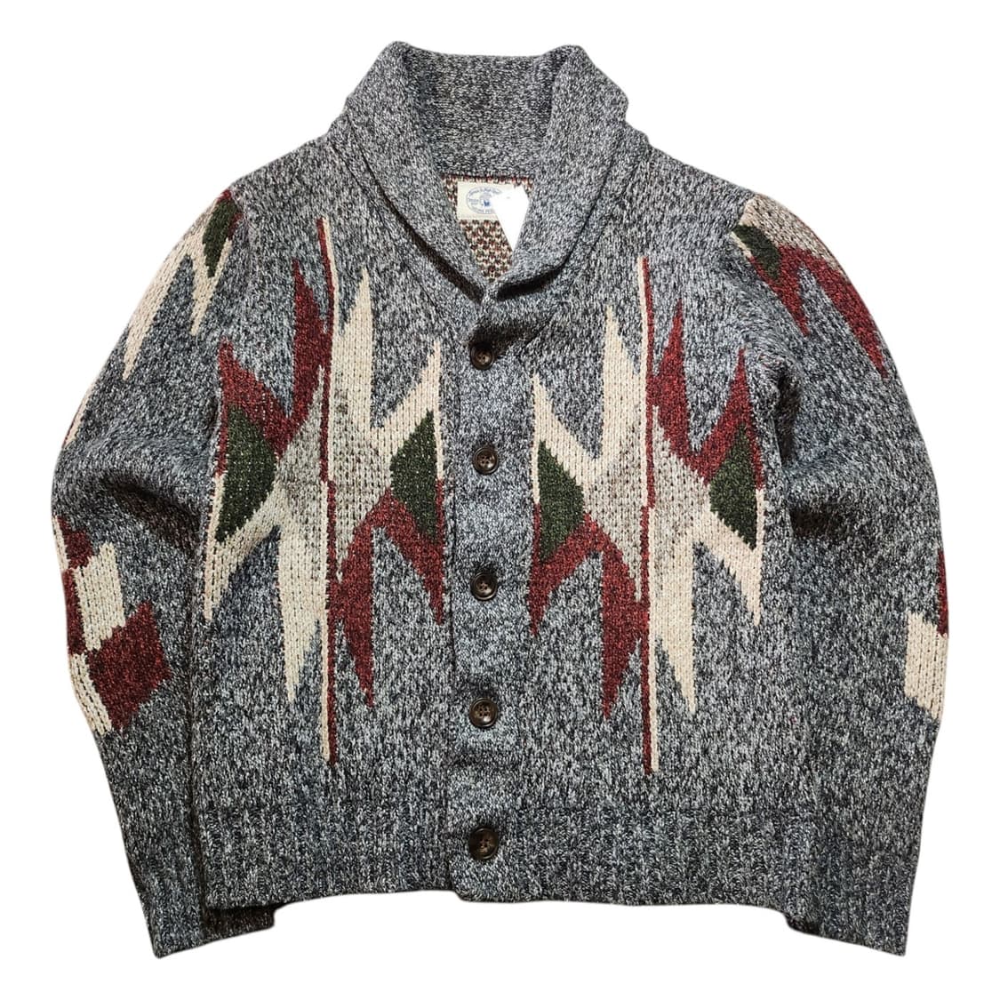 메이든 워크웨어 인디언패턴 가디건 상품이미지1