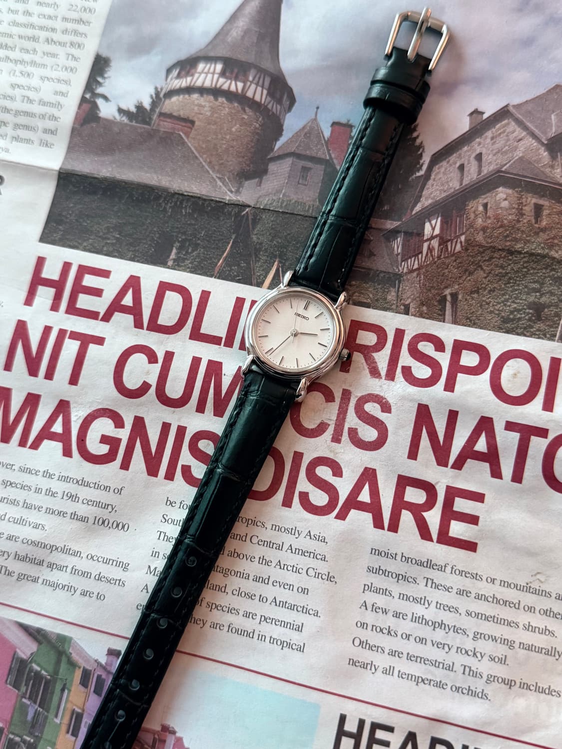 세이코 Seiko 레이디스 라운드 실버 상품이미지2