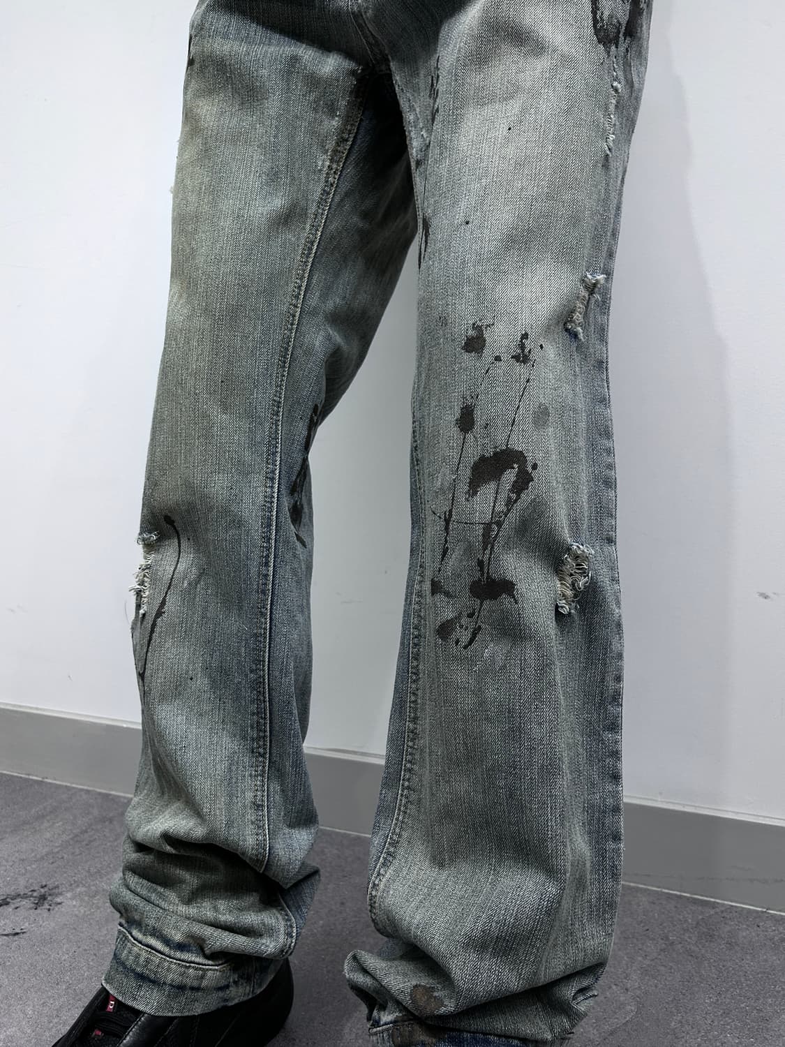 돌체앤가바나 더티 페인팅 워싱 데님 상품이미지2