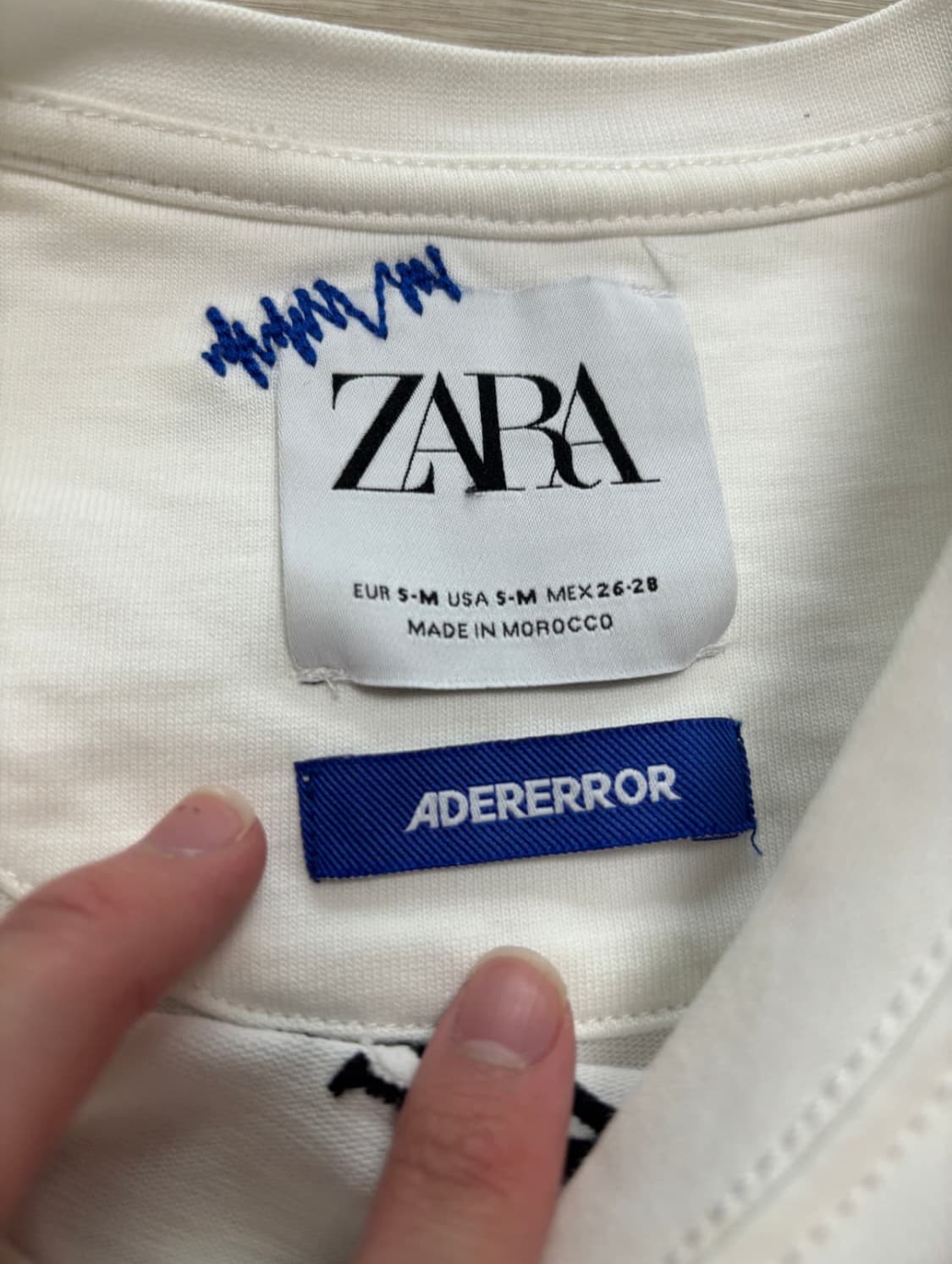 한정판)자라 아더에러 콜라보 티셔츠 S-M 상품이미지3