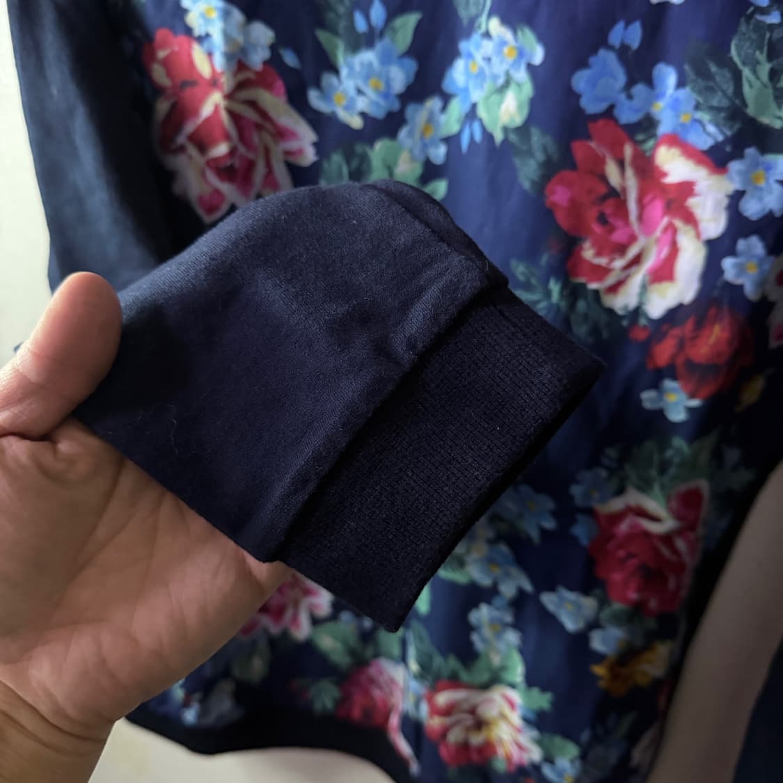 우영미 플로럴 스웨트 맨투맨 46 (남성 90, 여성 66정도) 상품이미지4