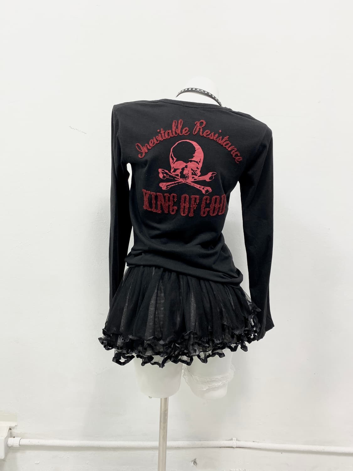 [KING OF GOD SKULL] 펑크 스컬 롱슬리브 상품이미지5