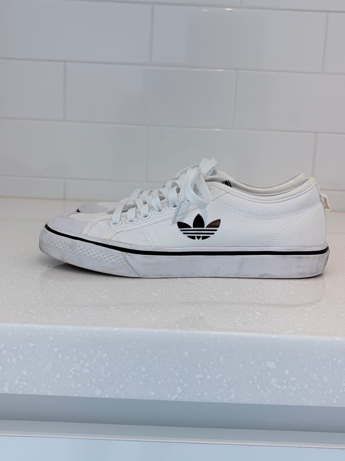 아디다스 니짜 흰색 스니커즈 260 상품이미지1