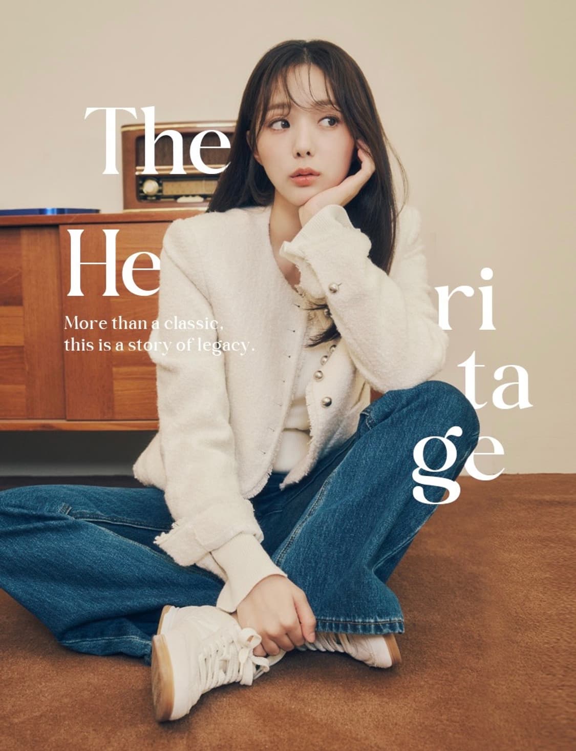 시티브리즈 리브르 울 트위드 자켓 아이보리 상품이미지1