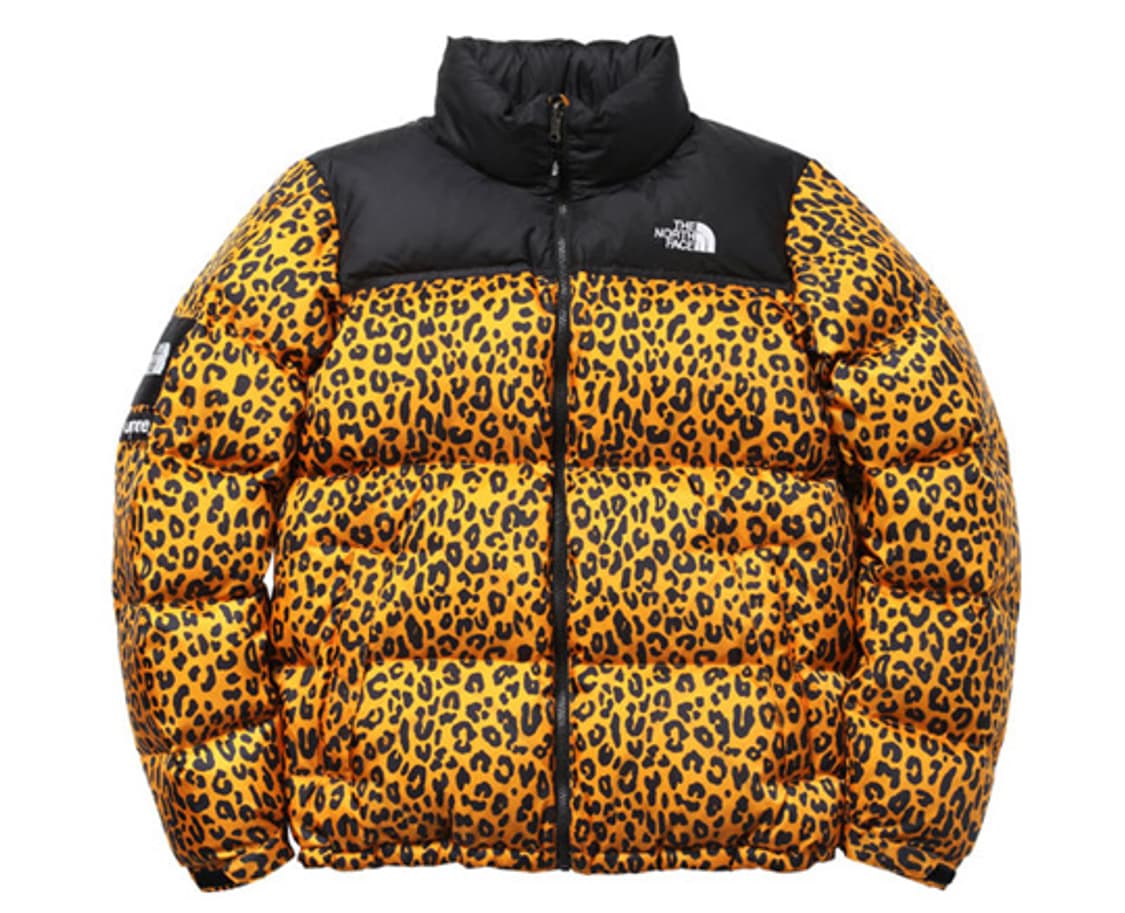 슈프림 x 노스페이스 레오파드 눕시 s 상품이미지1