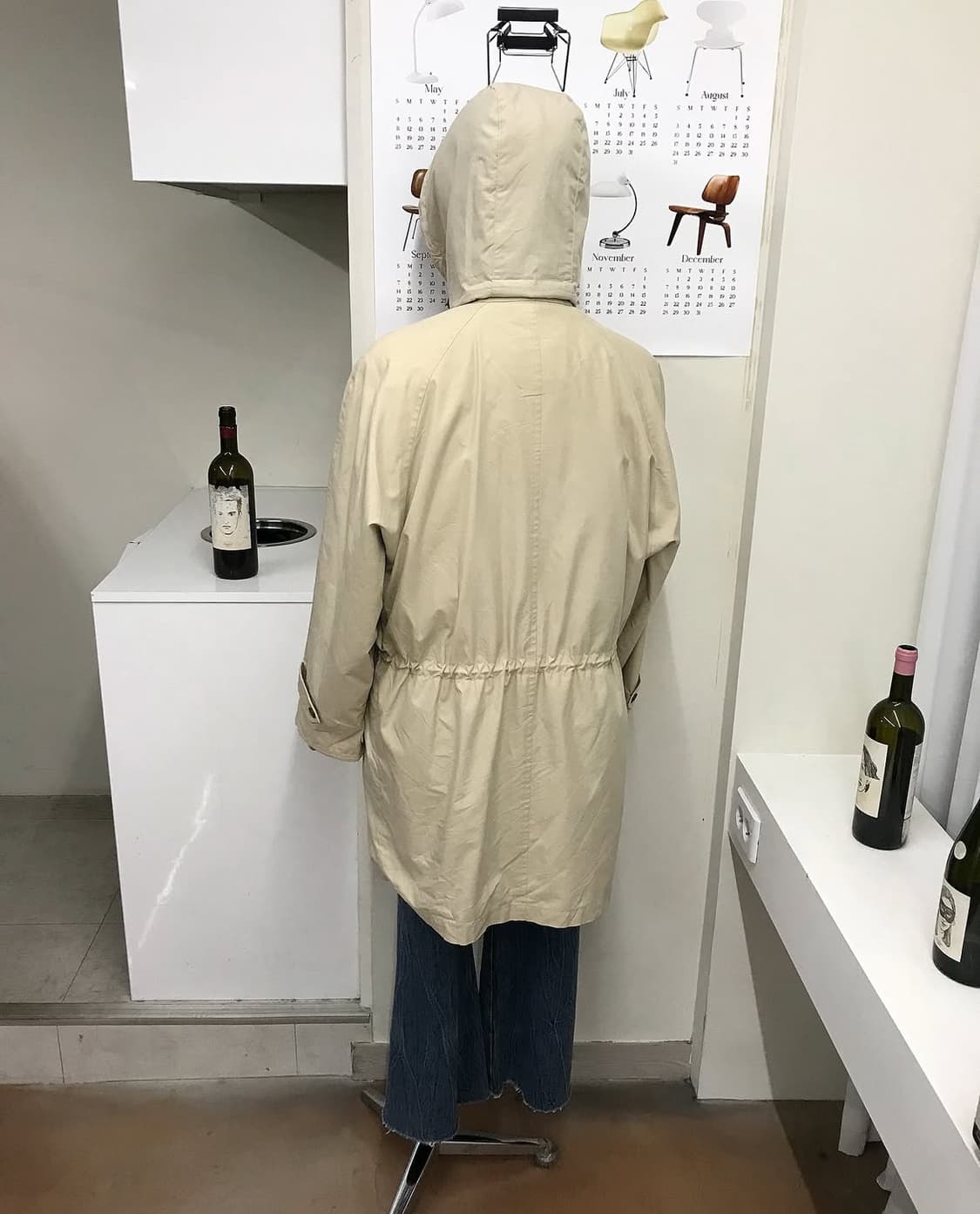 버버리 후드 롱자켓 (패딩내피형) 상품이미지10