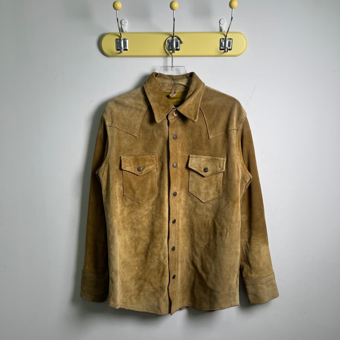 Dog House 소가죽 스웨이드 웨스턴 셔츠 자켓 M 상품이미지1