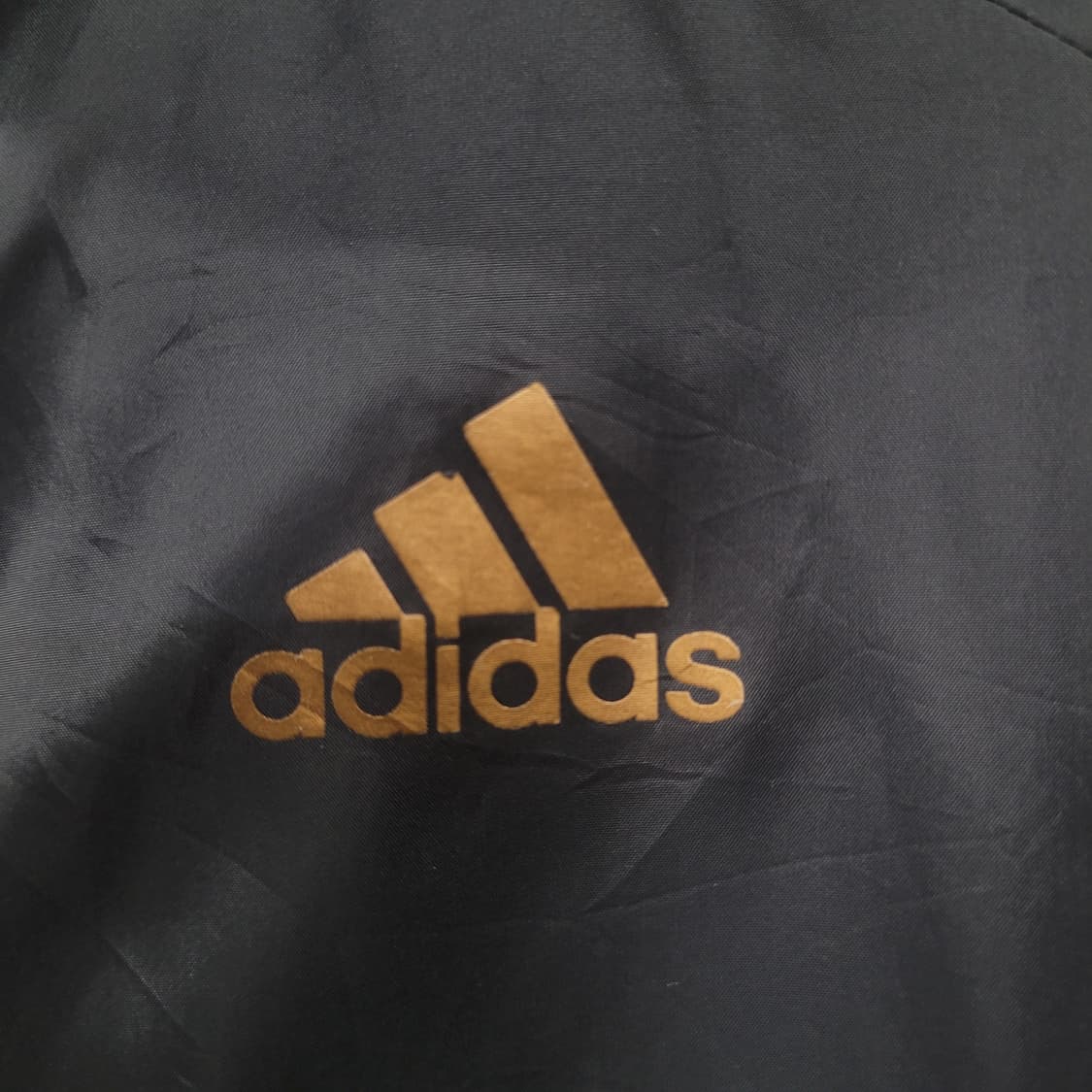 아디다스 후드 블랙골드 바람막이 집업 자켓 상품이미지3