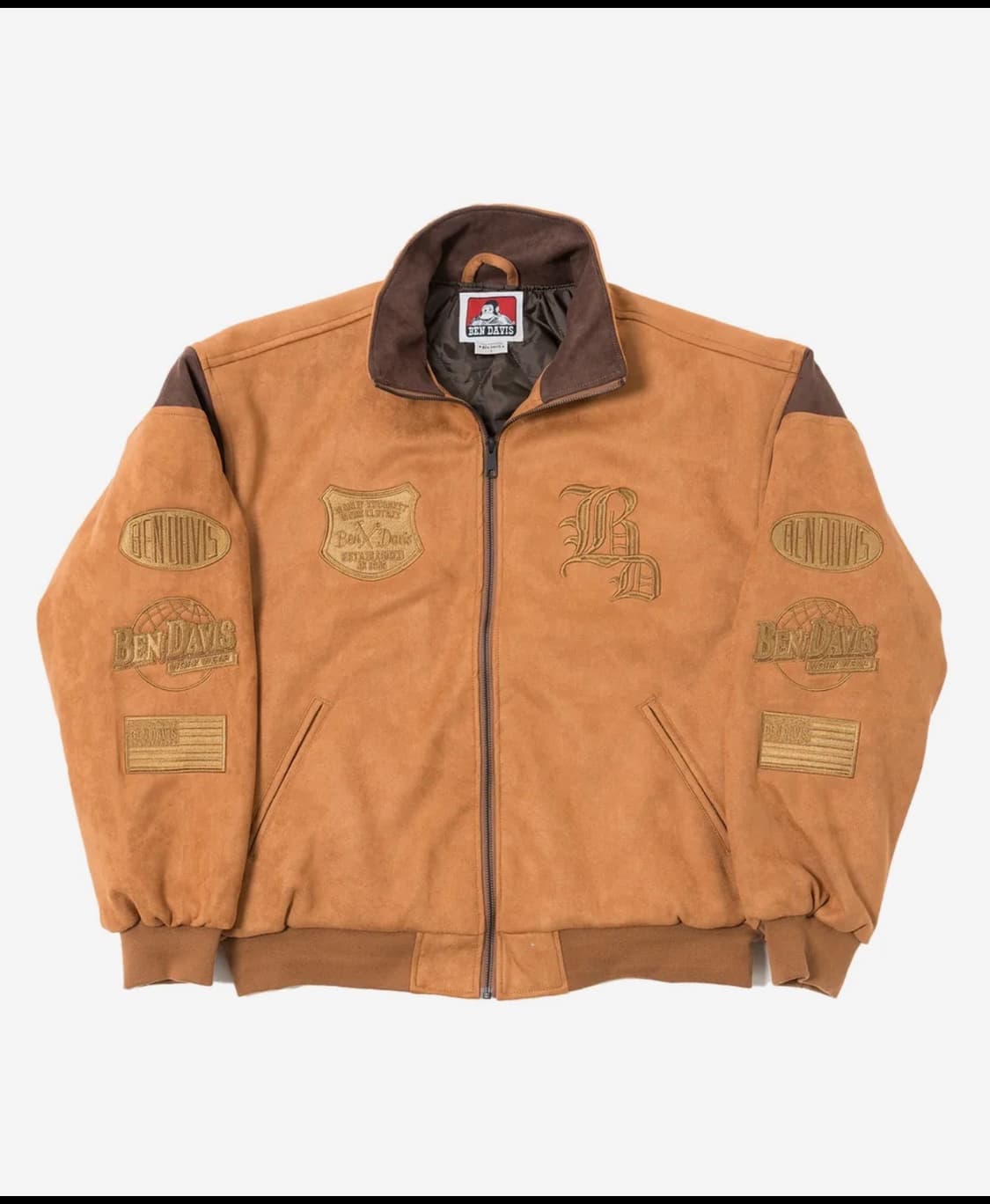 벤데이비스 스웨이드 자켓 카멜 상품이미지1