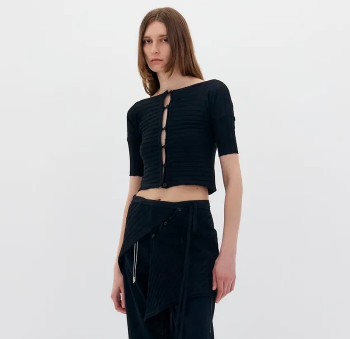 로우클래식 BUTTON LOOP KNIT CARDIGAN 상품이미지1