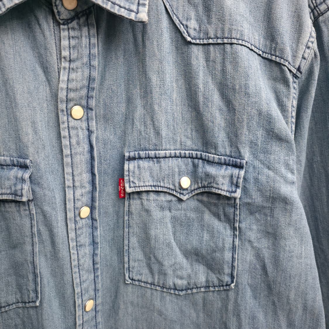 [L] 리바이스 데님 웨스턴 셔츠 상품이미지4