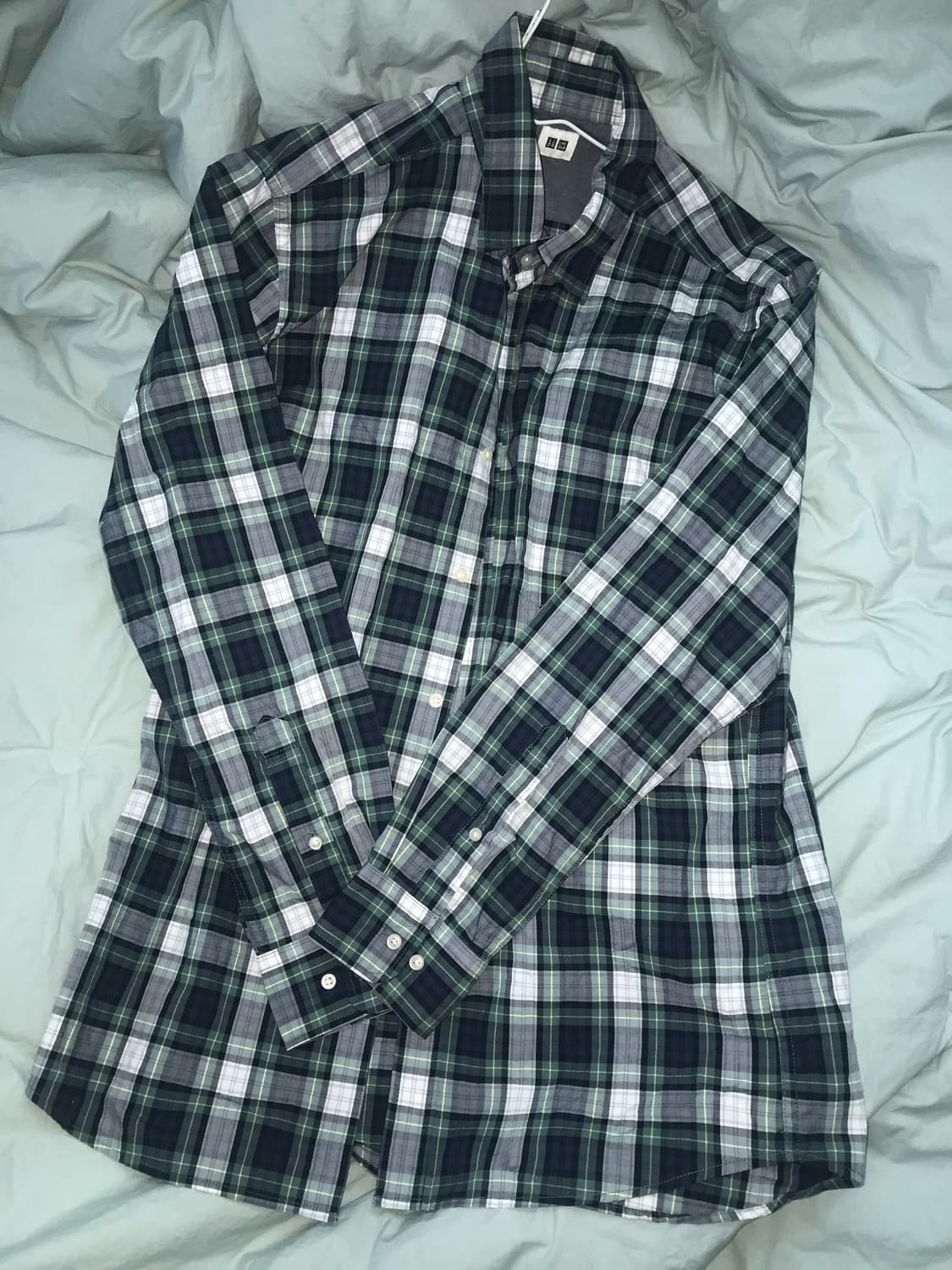 빈티지 유니클로 체크 셔츠 너드 상품이미지1