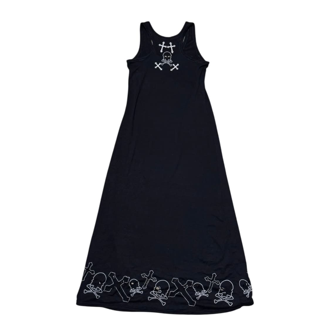 스키니립 스컬 롱 민소매 원피스 상품이미지2